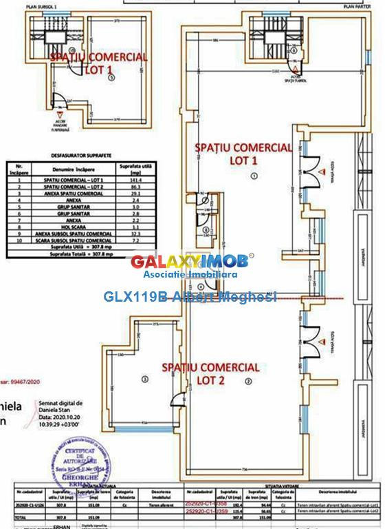 Spatiu comercial 356 mp Sisesti