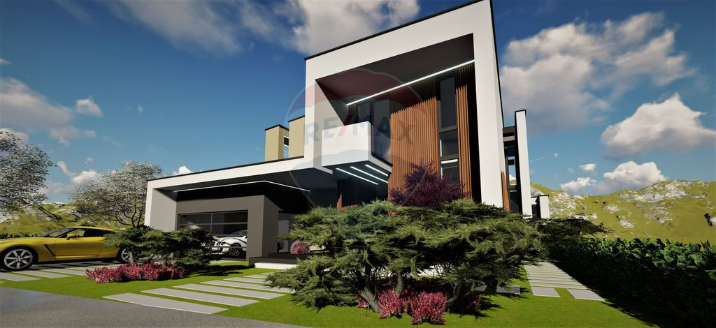 Vilă cu 3 camere, la roșu | Proiect modern – Poiana C...