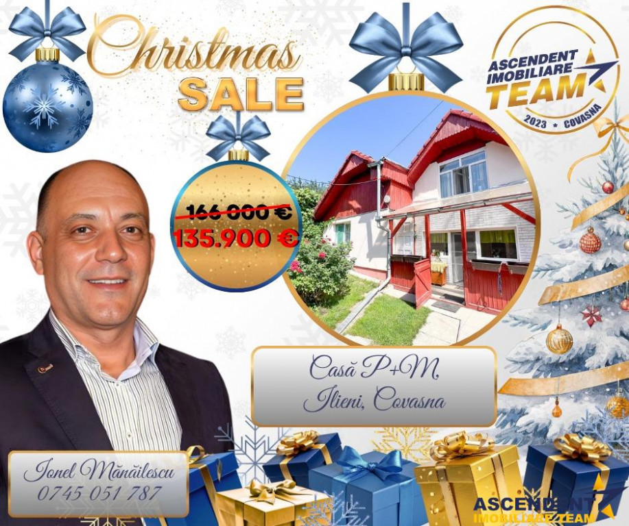 Casa armonios compartimentata, 834 mp teren, Ilieni, Covasna