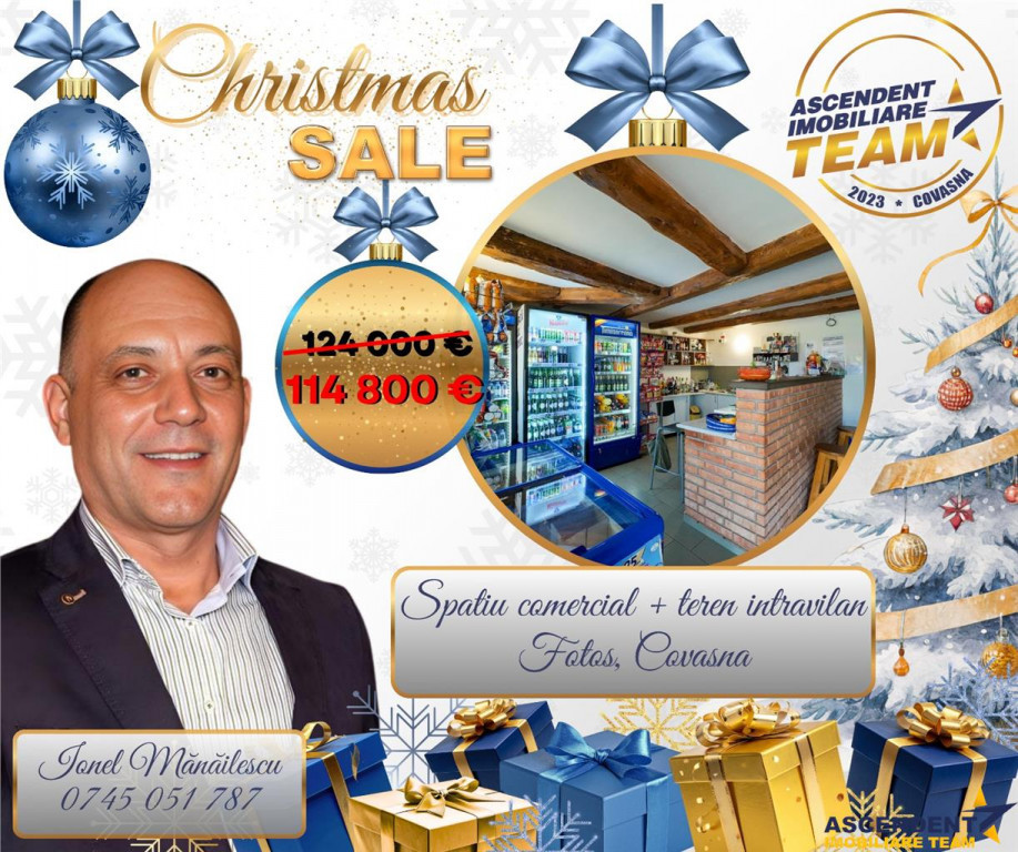 FILM! Spatiu comercial consacrat teren intravilan, Fotos,