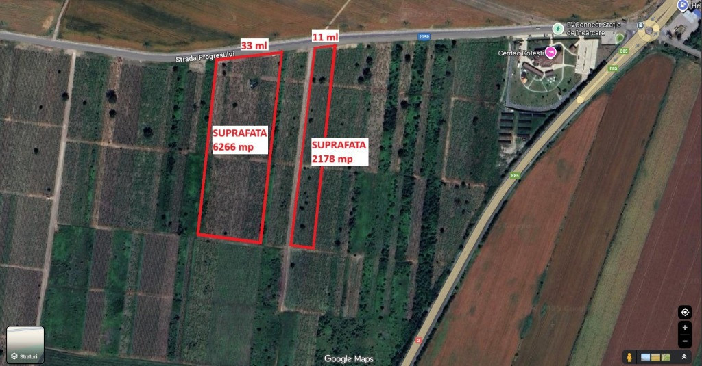 Teren investitie - langa Restaurant Cerdac(Cotesti) E 85-A 7