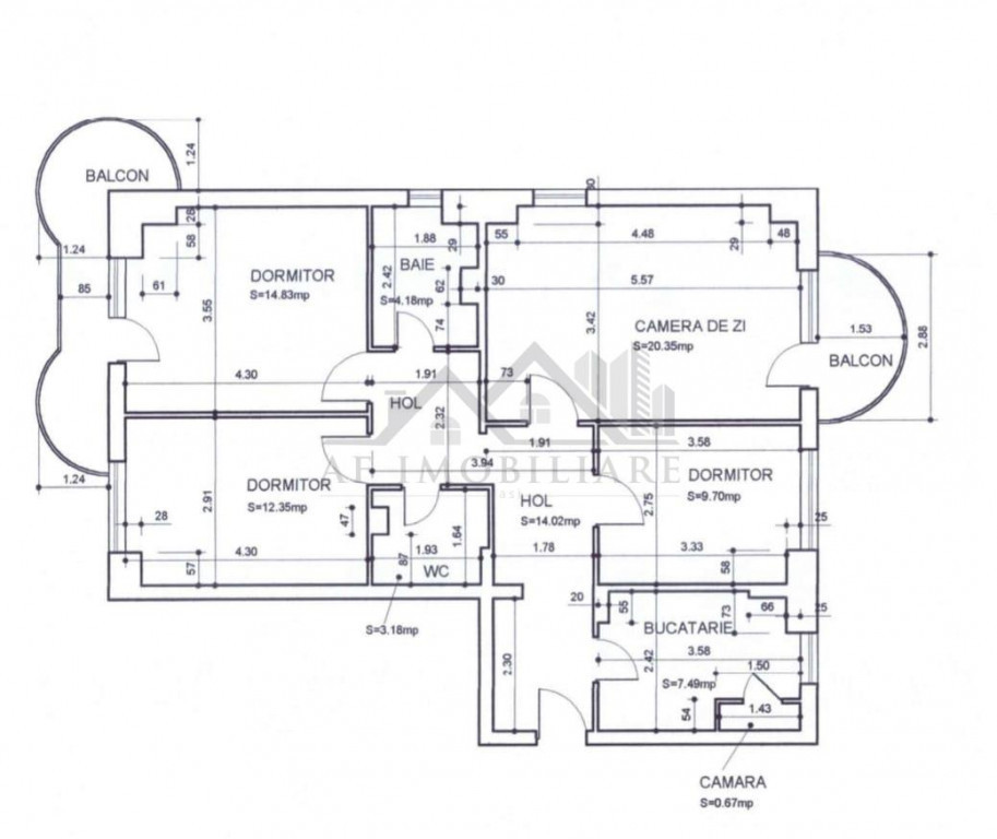 Apartament 4 camere Nicolina - zona Rond Vechi