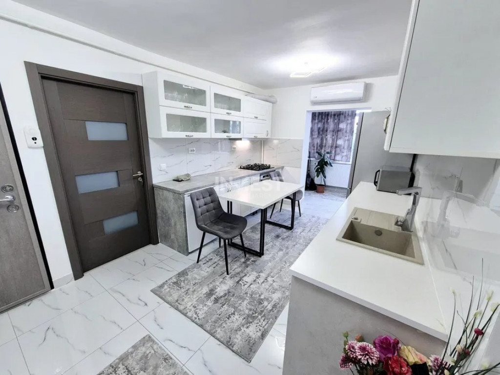 Apartament 3 camere decomandat, renovat modern, 75 mp, cu ba