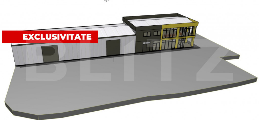 DE VANZARE Hala | 17.230mp | 4MW | 3ha Teren | Sebes | A1