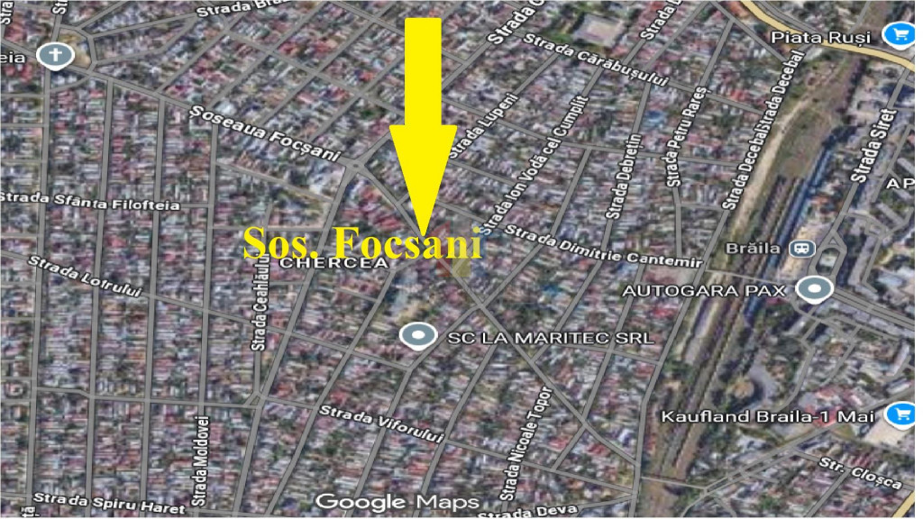 Sos. Focsani 236 mp cu UTILITATI deschidere 14 m Chercea