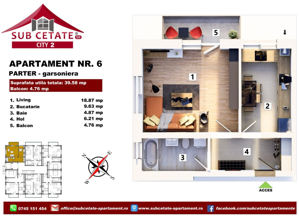 Oferta imbatabila la SUBCETATE APARTAMENTE