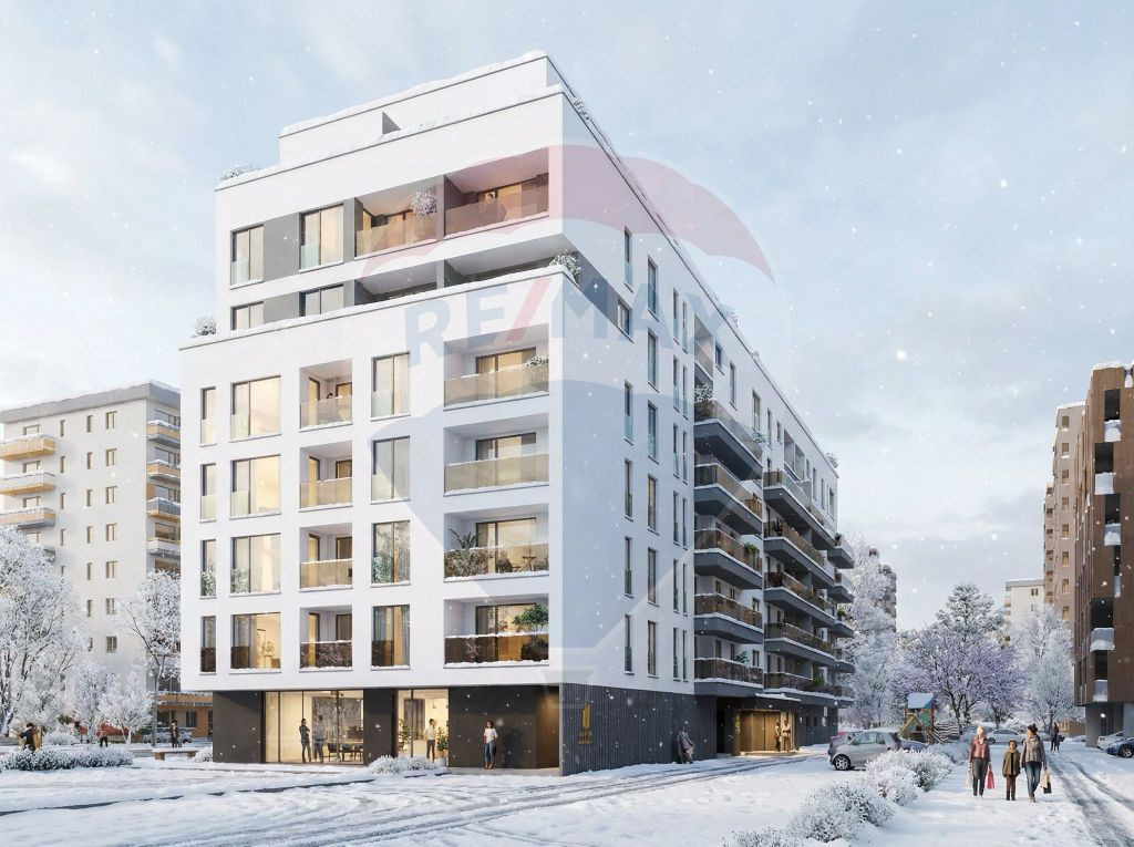 Apartament cu 3 camere, terasă 20 mp, etaj 5 Capitolis R...