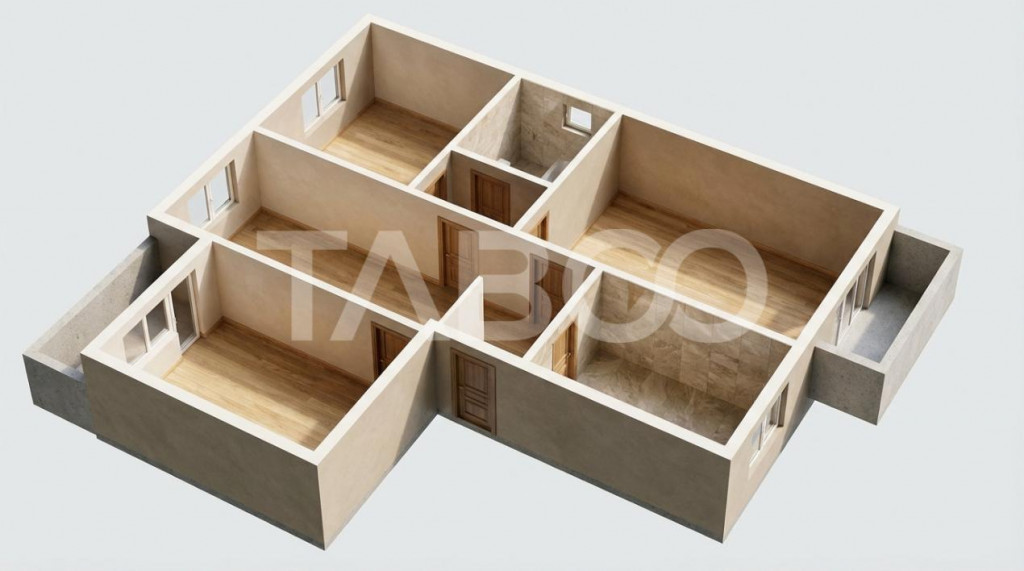 Apartament de vanzare cu 4 camere renovat integral Dioda Sib