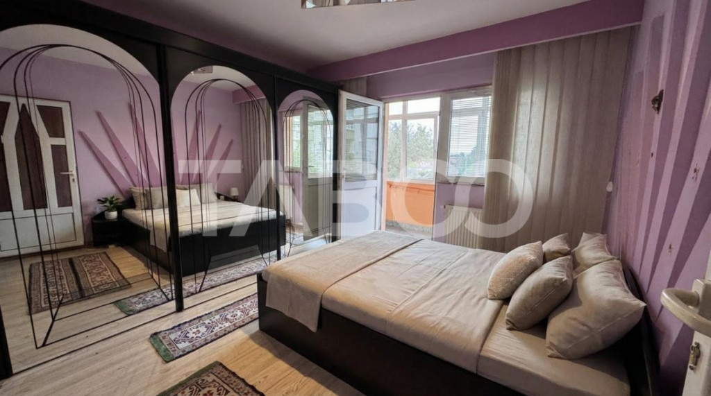 Apartament spatios cu 4 camere mobilat utilat 80mpu Turnisor