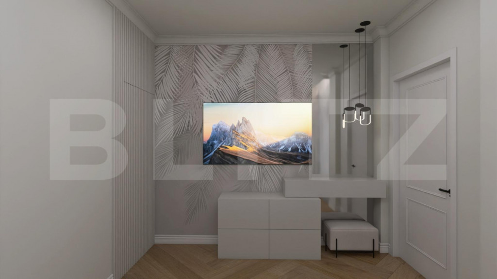 Apartament nou modern, 2 camere, centrala pe gaz si panouri