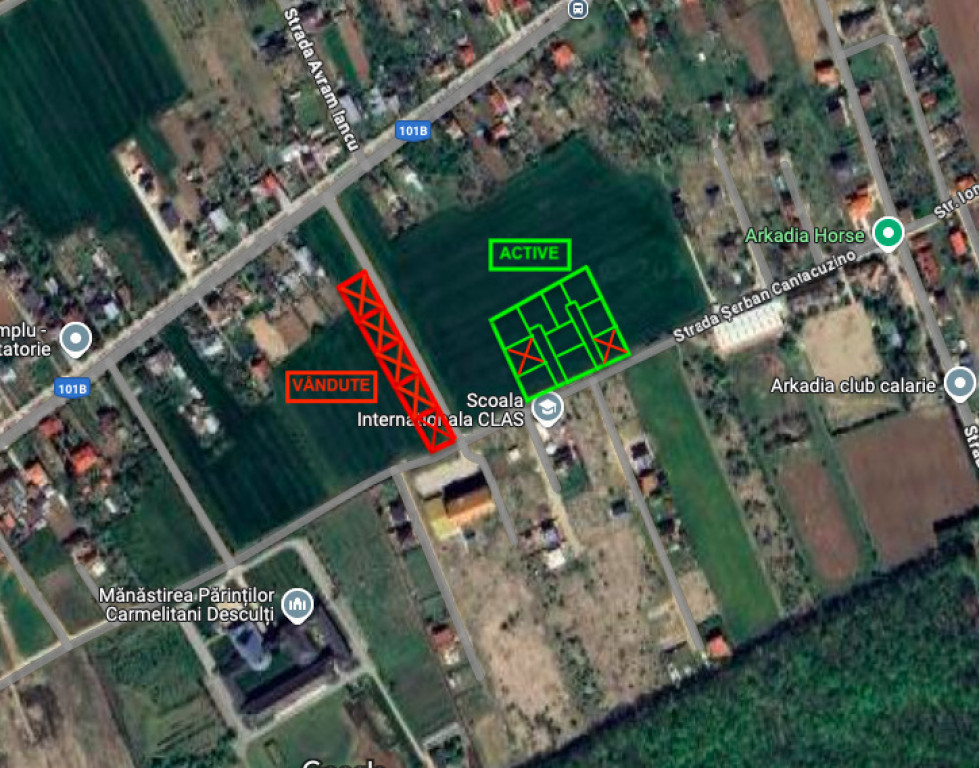 Snagov- Ciofliceni, loturi de casă între 504-670mp, Șerba