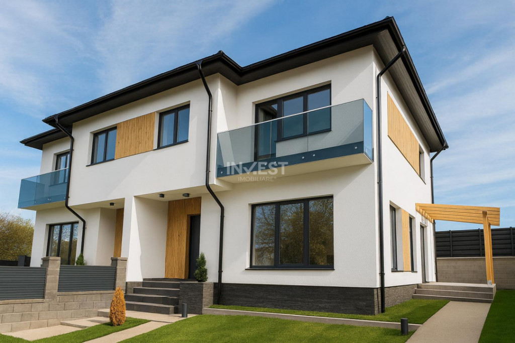 *Casă Modernă FINALIZATĂ* TVA 21% INCLUS - 115 MPU - 4 ca