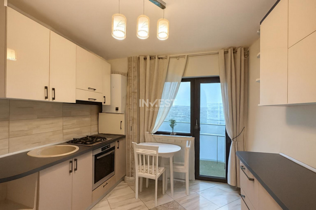 Apartament cu 2 camere în bloc nou, decomandat, etajul 1