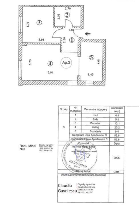 Apartament modern, confort, intimitate și accesibilitate