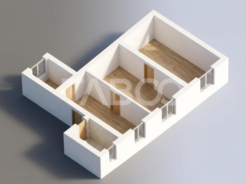 Apartament de vanzare 2 camere pretabil regim hotelier Orasu