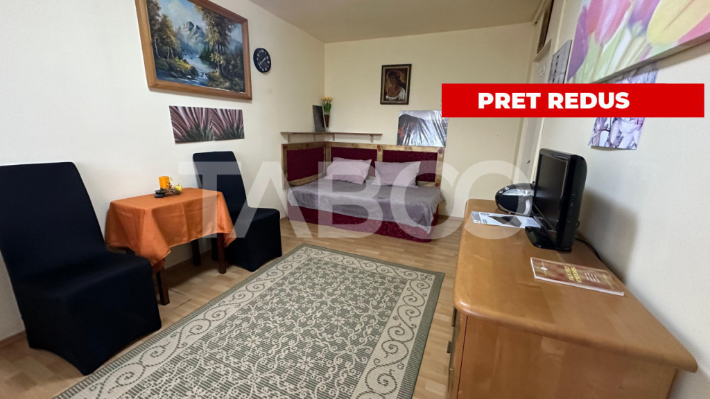 Garsoniera etaj intermediar decomandata balcon Calea Dumbrav