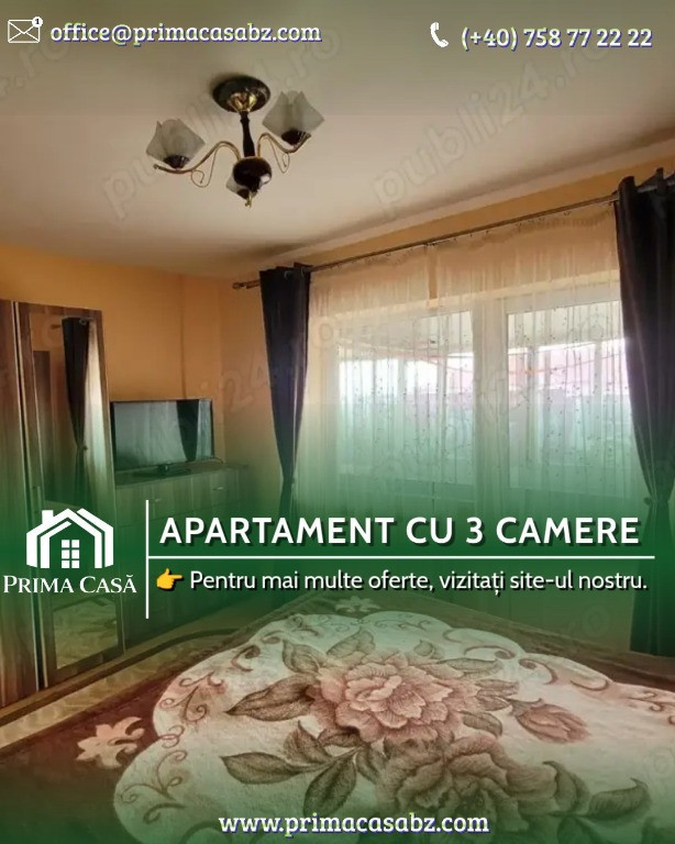 Apartament cu 3 camere ~ zona Dorobanti 1 ~ decomandat ~ 2 balcoane
