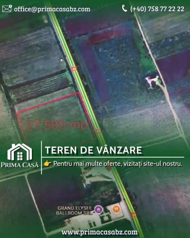 Teren intravilan 12.511 mp | Potoceni – Mărăcineni |