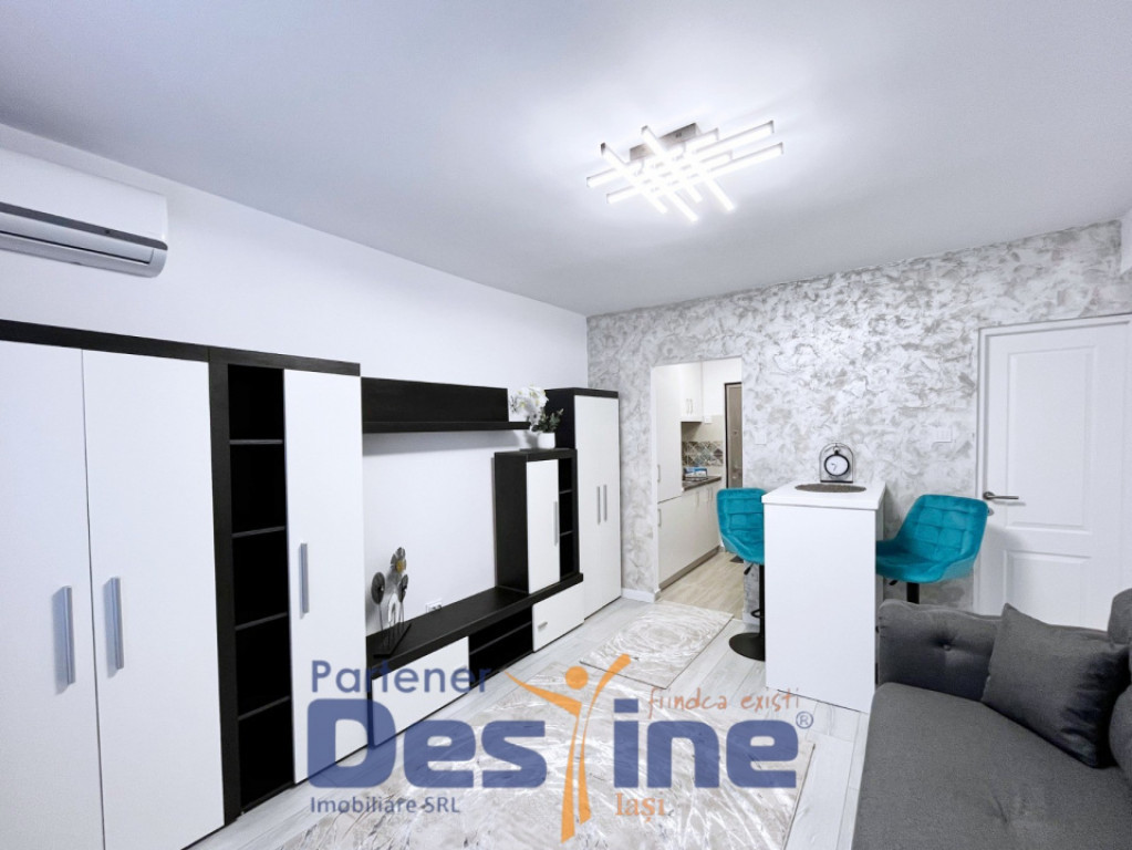 Garsonieră Nicolina | Complet renovată | Mobilată | Etaj