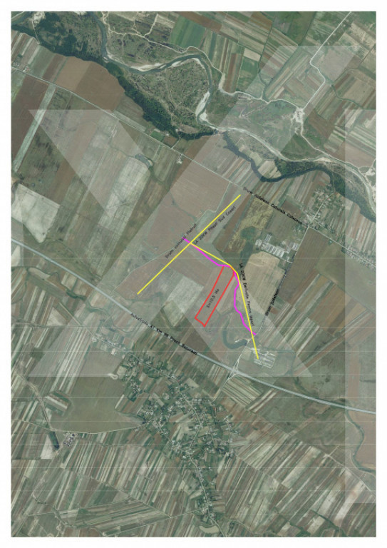 Teren intravilan 10,5 ha cu deschidere la drum, lângă Auto