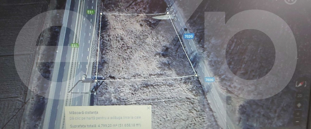 Teren intravilan 4.800 mp – lângă Autostrada Pitești -