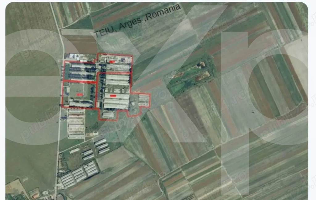 Teren industrial intravilan – 12 ha – toate utilitățil