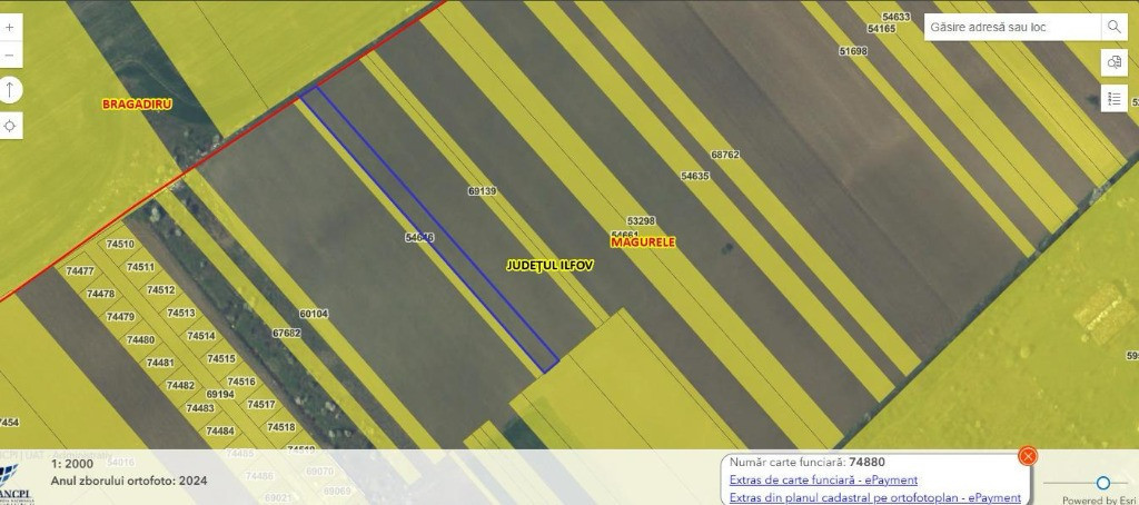 Teren Intravilan -2750 mp - Magurele Ilfov, comuna Varteju