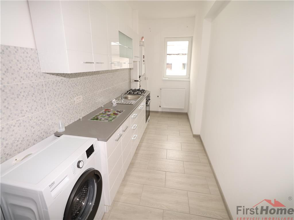 Apartament bloc nou, 2 camere, etaj 4, mobilat si utilat p