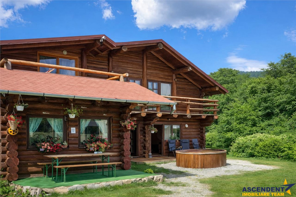 FILM! Resedinte montane,mobilate,echipate, jacuzzi,piscina,p