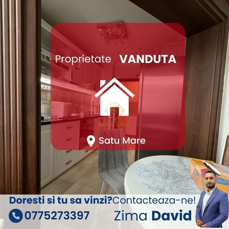 De vanzare Apartament 3 Camere Mobilat/Utilat Etaj 2