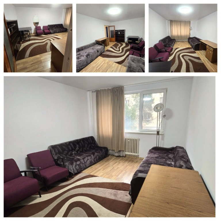 3 camere, Parcul Moghioroș, vizavi AUCHAN, metrou la 850 m, mobilat