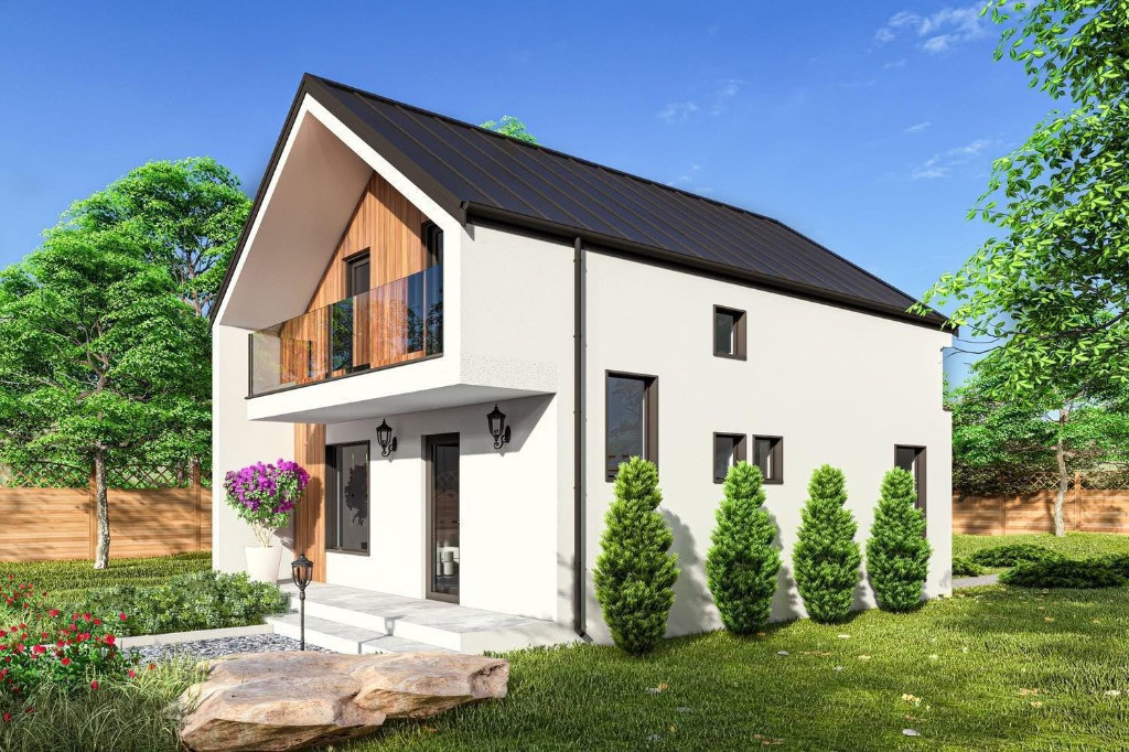 Casa individuala P+1E ~ 4 camere 2 bai ~ teren 300mp