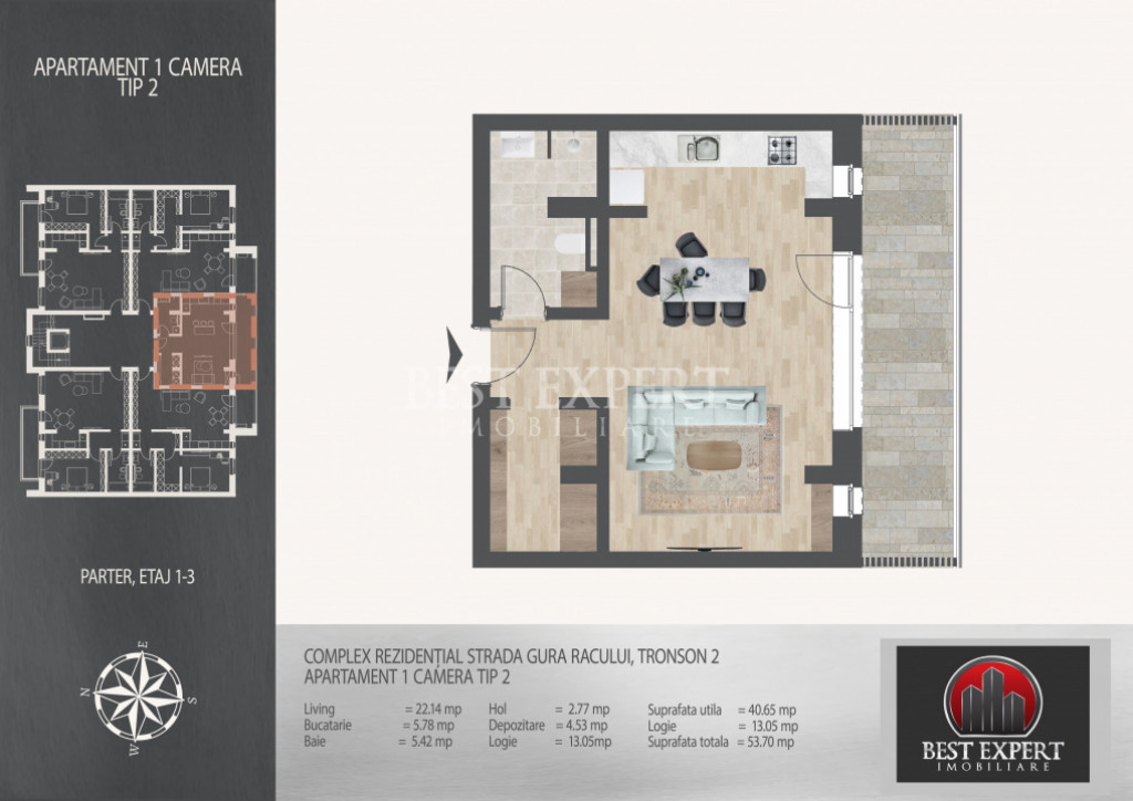 Garsoniera Ideal Investitie -7 minute metrou N.Teclu