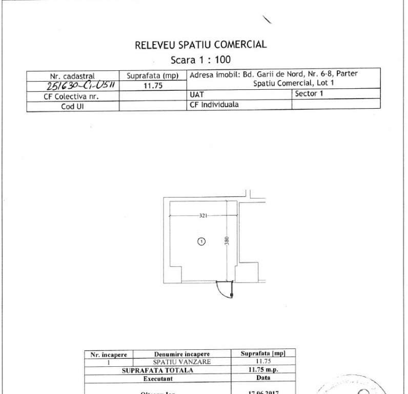 Spatiu gara de nord cu chirias stabil