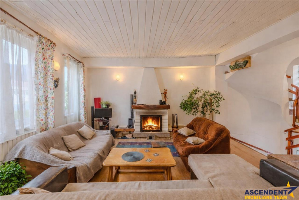 Locuinta cu caracter,doua niveluri,4 camere,terasa,garaj,cur