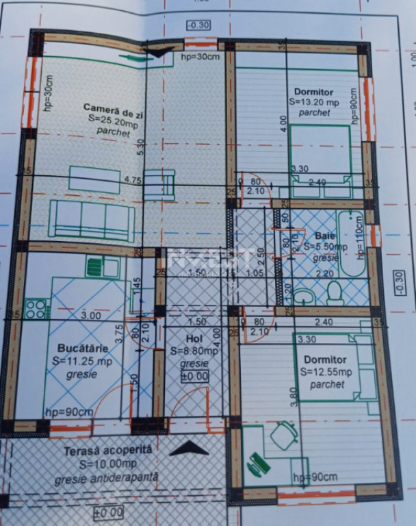 CASA INDIVIDUALA, 3 CAMERE, ZONA HORPAZ-150m de statia de au