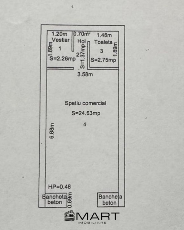 Spatiu comercial zona Cedonia