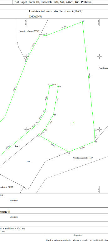 Teren intravilan Drajna 4062mp