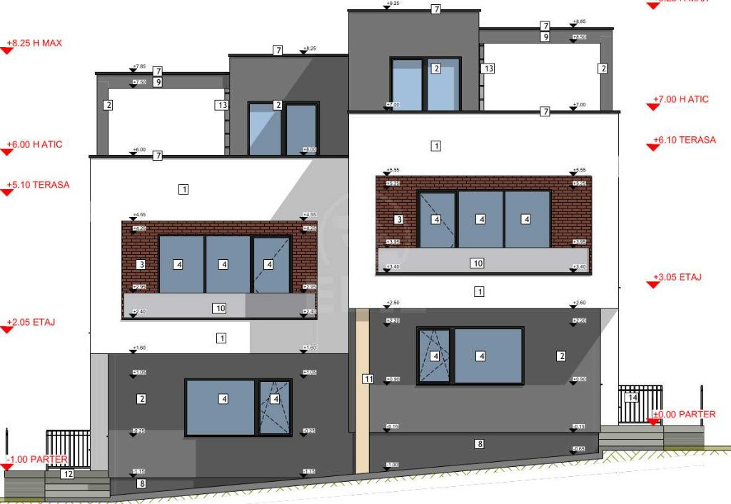 Duplex modern cu 4 camere, aproape VIVO – Florești