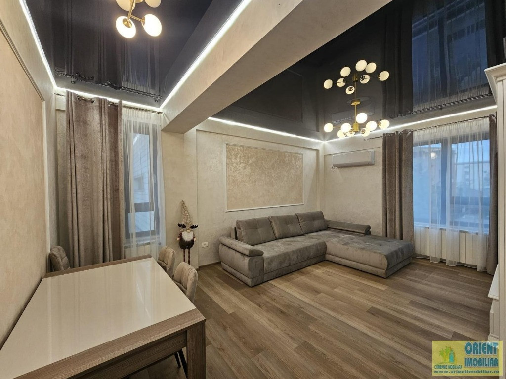 Faleza Nord, decomandat, 2 camere, etaj 1, mobilat modern, parcare
