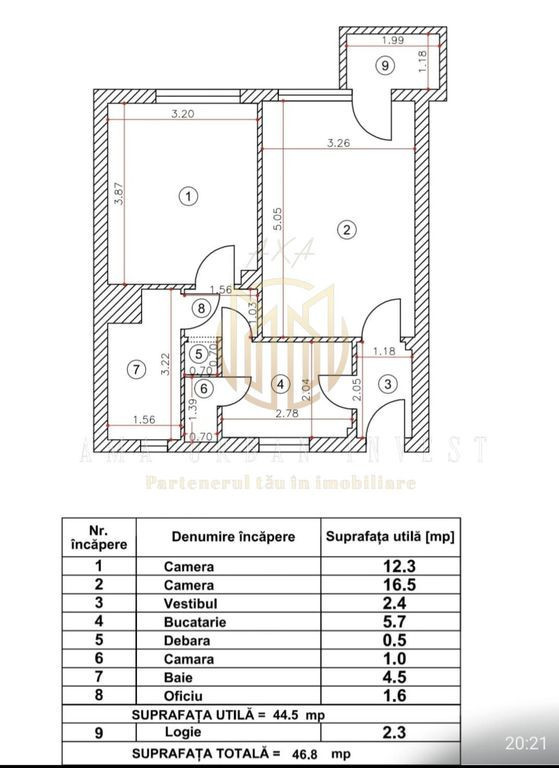 Ferdinand Dimitrov Gara de Est 2 cam 47 mp 58500 eur