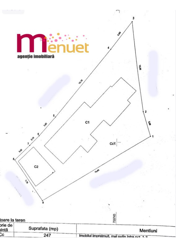 Casa +Teren 247mp,zona Monument