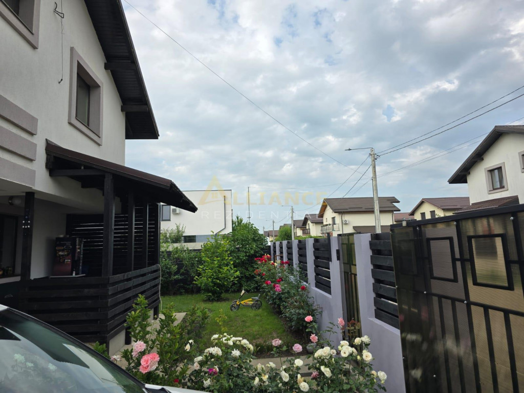 Vila mobilata si utilata- 4 camere - 2 bai - 350mp teren - c