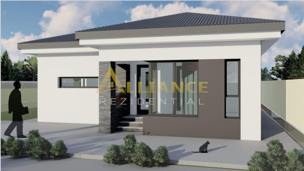 De vânzare casa pe parter - 3 camere, 2 bai, teren 376 mp