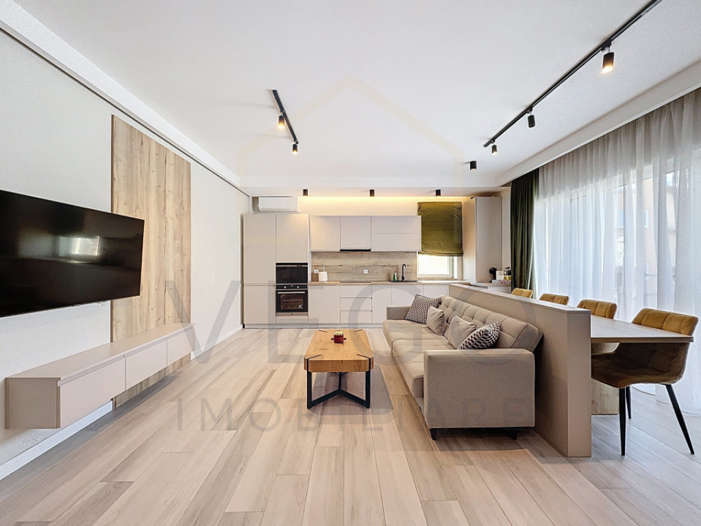 2 camere in imobil nou, 50 mp, garaj, terasa, Buna Ziua