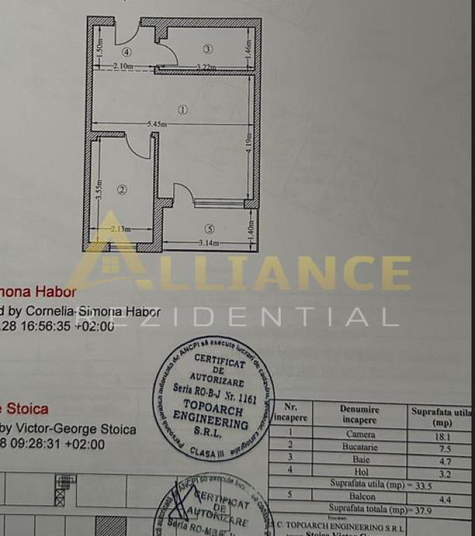 Metrou Berceni - garsoniera mobilata cu loc parcare