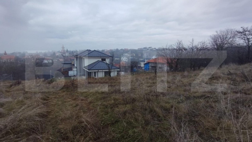 Teren 2050 mp, pentru constructie case, Feleacu, priveliste