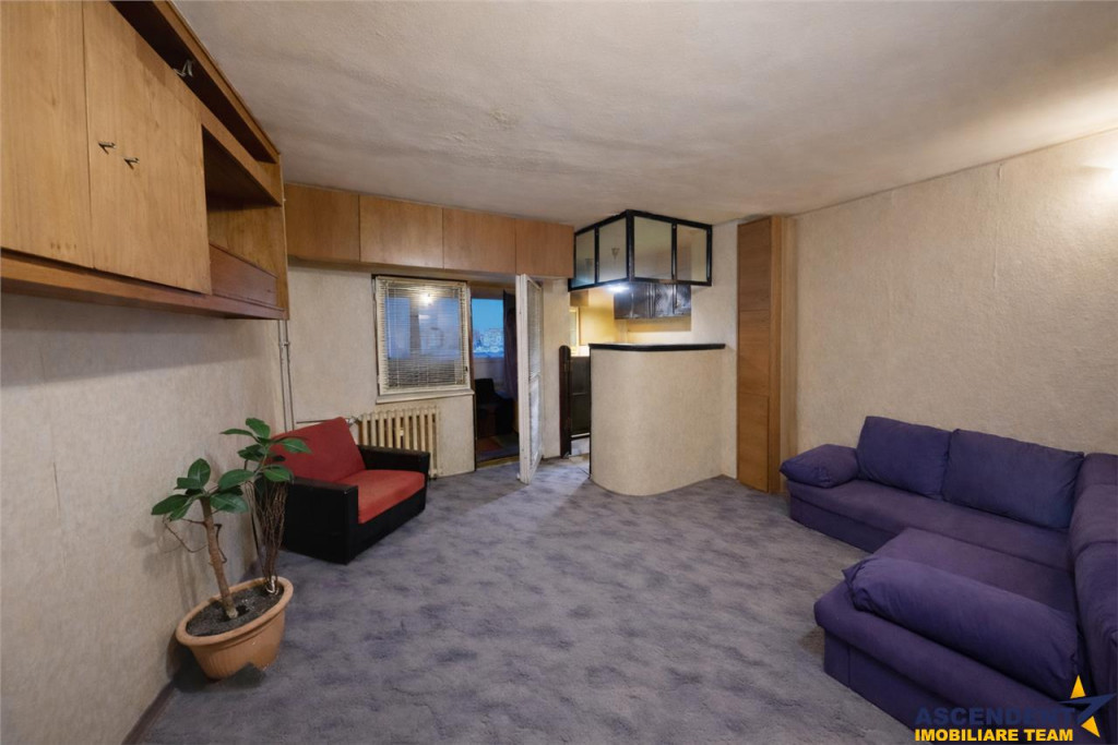 Garsoniera urbana,potential apreciabil,in bloc apartamente,C