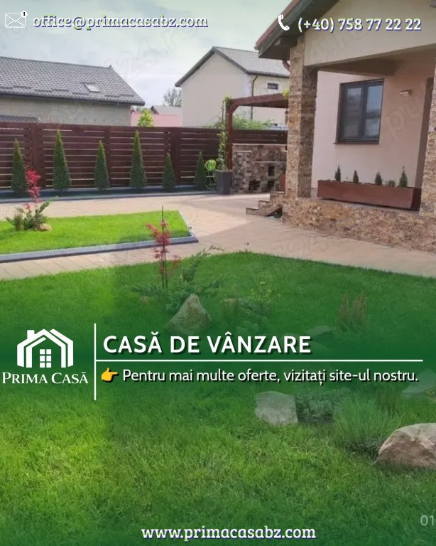 Vila constructie 2019 ~ zona Rm. Sarat/BZ ~ la cheie ~ Pret: 250.000€