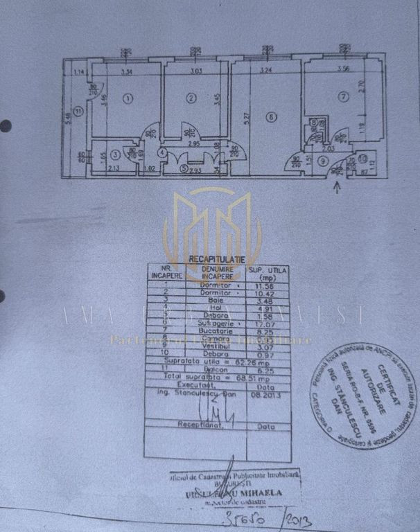 Vanzare apartament 2 camere in zona Unirii stradal, cu ve...